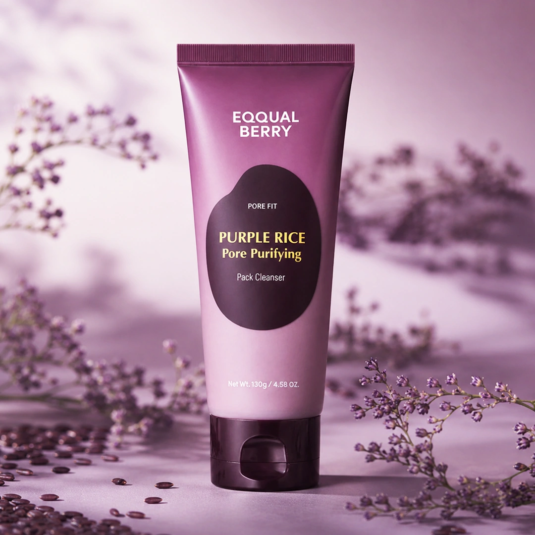 Eqqualberry Purple Rice Pore Purifying Pack Cleanser -130g