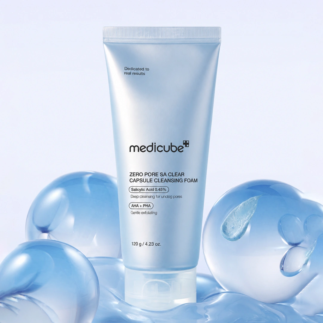 Medicube Zero Pore SA Clear Capsule Cleansing Foam -120g
