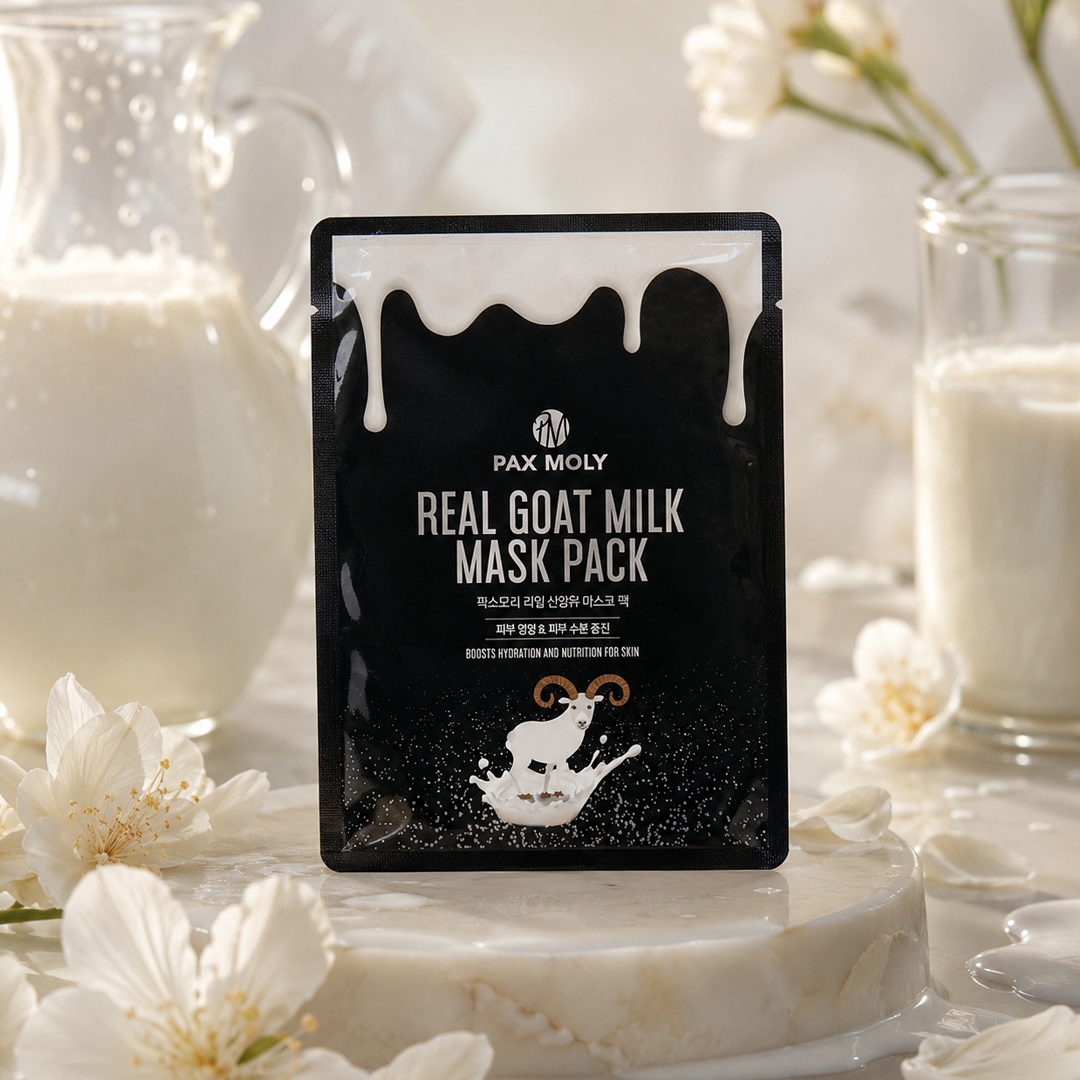 Paxmoly Real Goat Milk Sheet Mask - 25ml