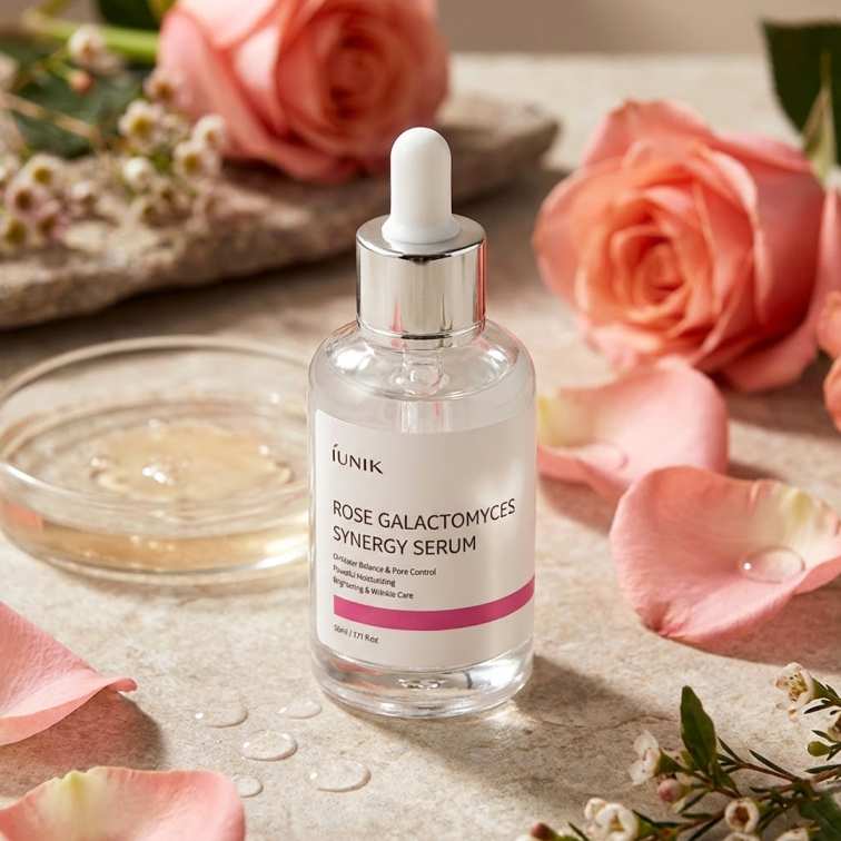 Iunik Rose Galactomyces Synergy Serum – 50ml Iunik Rose Galactomyces Synergy Serum - 50ml - Image 1