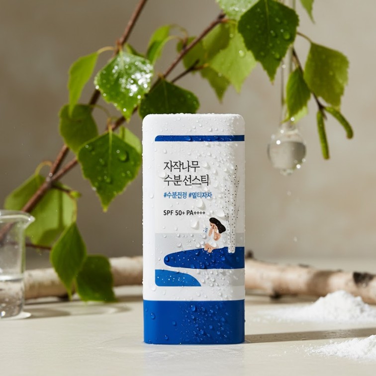 Round-Lab-Birch-Moisturizing-Sun-Stick-SPF-50-PA-19g Round Lab Birch Moisturizing Sun Stick SPF 50+ PA++++ - 19g - Image 1