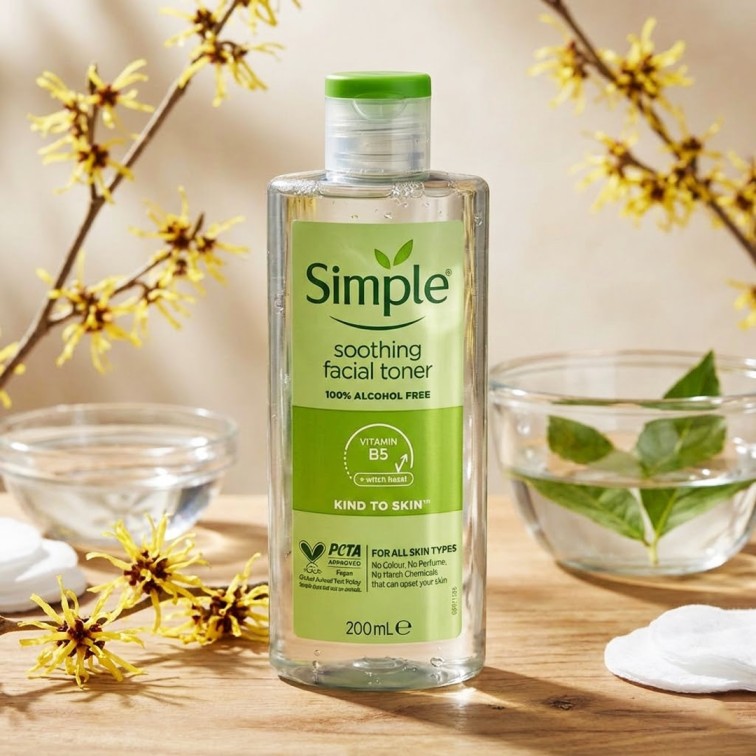 Simple-Soothing-Facial-Toner-200ml Simple Soothing Facial Toner - 200ml - Image 1